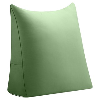 프랑떼 허리편한 폭신 방수 침대 삼각 등받이 등쿠션, 그린