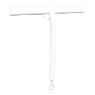 上手家居 質感 浴室玻璃刮水器 矽膠刮刀 白色 輕鬆清潔, 1個