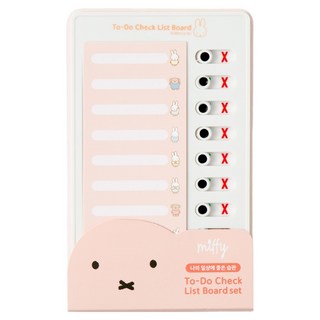 미피 투두체크리스트보드, 혼합색상, 10매, 1개