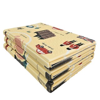 디비바 캠핑매트 + 가방 세트, 특수코팅 유럽베이지(매트), 랜덤발송(가방)