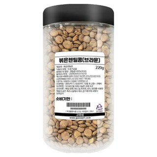 SUPERGOOD Gomine 炒棕色扁豆, 220g, 1個