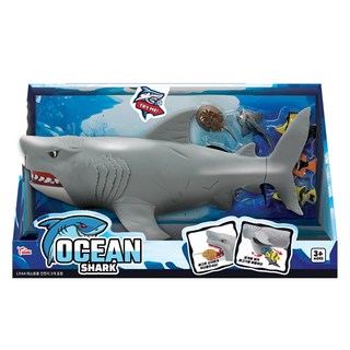 THINK Toys 新海洋鯊魚機器人玩具 345 x 140 x 190 mm, 混合顏色, 1個, 190mm