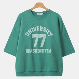 Lemon Soul女款Varnish印刷寬鬆短袖T恤