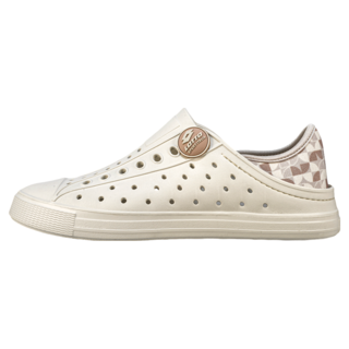 LOTTO 樂得 Sicily 女款輕量洞洞鞋 奶茶色, 22cm