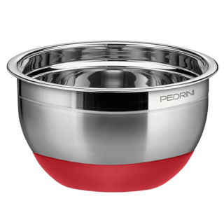 PEDRINI Gadget止滑深型打蛋盆 內壁不易殘留食材殘渣 容量4L, 1個, 止滑深型打蛋盆