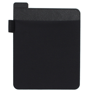 코히모 노트북 고탄력 태블릿 부착식 마우스 수납 포켓 파우치 5W0125, 1개, 블랙
