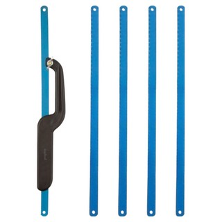 앙플랜트 손잡이 줄톱 블루 + 교체 톱날 4p 세트, 1세트