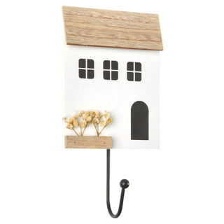 VERSA 壁掛式掛勾, 小白屋 白色, 1組