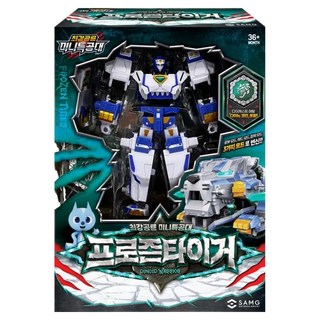 미니특공대 최강공룡 시즌7 프로즌타이거 로봇장난감, 화이트, 1개