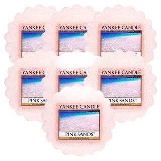 YANKee CANDLe 無燭芯香氛蠟塊, 22g, 粉紅沙灘, 7個