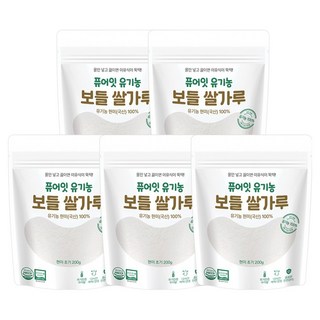 Pure Eat 優質米糊粉 糙米初期款, 200g, 5個