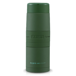 太和工房 不鏽鋼保溫瓶, 遠紅外線專利設計, 600ml, SUS316不鏽鋼, 墨綠色, 1個