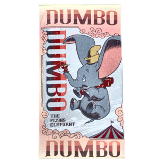 LIFE 來福牌 DUMBO 小飛象 印花浴巾, 跳躍小飛象, 1條