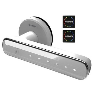 KOCOM 號碼卡片鑰匙2個訪問門鎖門把門鎖門把型門鎖 KDL-WD102, 顧客自行安裝