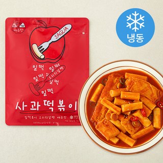 사과떡볶이 오리지널팩 밀떡볶이 매운맛 (냉동), 870g, 1개