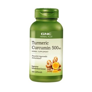 GNC 健安喜 HERBAL PLUS 薑黃500膠囊食品, 500mg, 100顆, 1罐