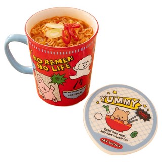 Dailylike MY BUDDY 小號拉麵碗, 1個, 混合色