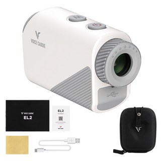 보이스캐디 초미니 레이저 거리측정기 + 파우치 세트, EL2_WT, 화이트그레이