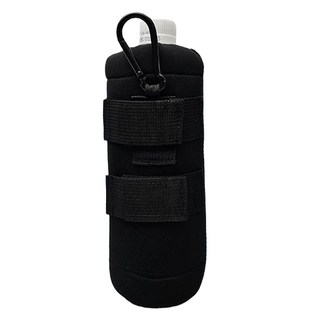 컴잇 등산 물병 파우치 대형 L, 블랙, 1개