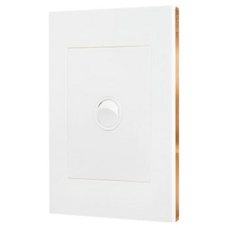 Legrand 羅格朗 Excel VIVO Simple 1聯開關 玫瑰金 + 白色, 1個