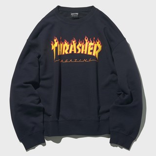 美國 THRASHER 火焰Logo大學T TR2301CR02