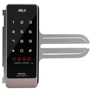EVER NET ABLE 玻璃門密碼專用電子鎖 RS301GX, 顧客自行安裝
