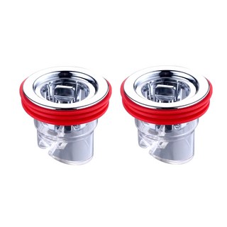 ANTIAN 通用下水道防臭密封濾芯塞子 2件組, 1組