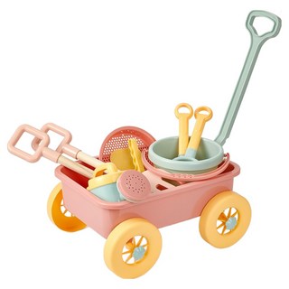 Modern House 露營玩沙玩具拖車組 扮家家酒, 1套, 粉紅色