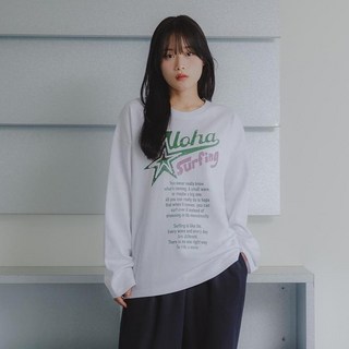 앨빈클로 알로하 서핑 오버핏 긴팔티 AVT943