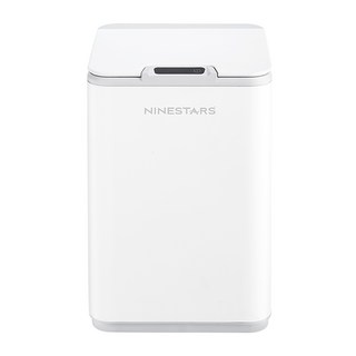 NINESTARS 納仕達 防潑水感應垃圾桶 10L DZT-10-35S, 白色