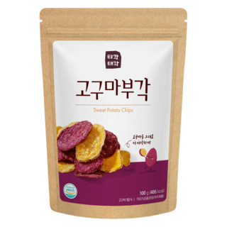 Tigak Taegak 炸地瓜脆片, 100g, 1包