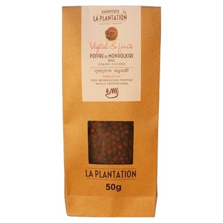 LAPLANTATION 柬埔寨蒙多基里紅整粒胡椒, 1個, 50g