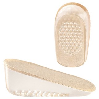 Gossi 女性專用氣墊半墊矽膠增高鞋墊 雙腳穿戴組 膚色, 1套