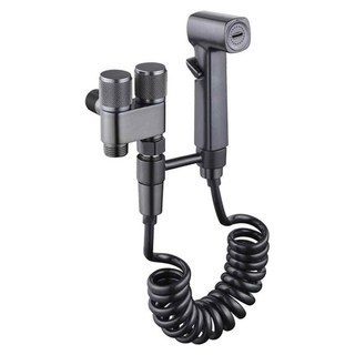 ANTIAN 一進二出角閥馬桶清洗噴槍套組, 225g, 槍灰色, 1組