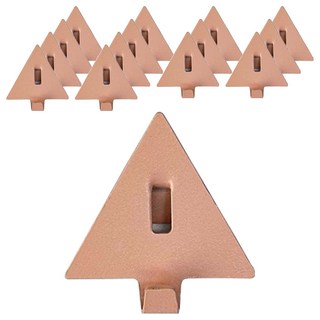 Maket Gamseong 洞洞板掛鉤配件 三角形, 粉紅色, 15個