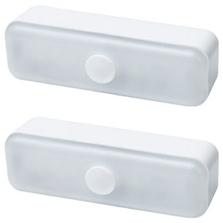 小麥購物 LED磁吸小夜燈 G834 38g 2個, 白色