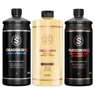 더클래스 3pH 고농축 알칼리성 프리워시 + 산성 프리워시 엔 샴푸 + 중성 샴푸 세트, 1세트