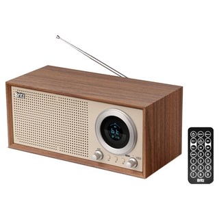 브리츠 16W 고출력 고감도 라디오 블루투스 스피커 BA-HMK31 Plus, Oak Wood