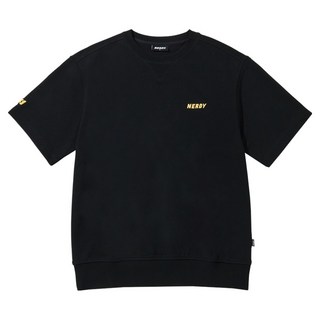 NEDRY Essential 短袖衛衣, 黑色