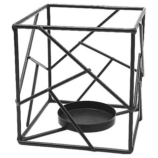 Laventia 浪漫方形燭台 Type 4, 黑色