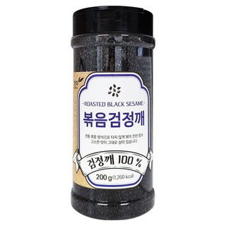 청화 볶음검정깨 100%, 200g, 1개