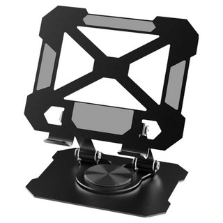 HOHOO Sangsangpyeon 360度旋轉折疊式平板支架, 黑色, 1個