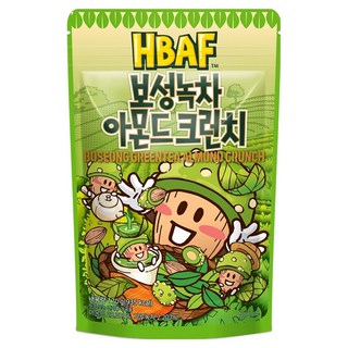 HBAF 寶城綠茶脆杏仁果, 1包, 170g