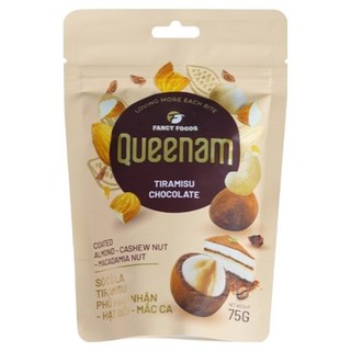 Queen Nam Te Marishu巧克力球杏仁腰果夏威夷豆, 75g, 1個