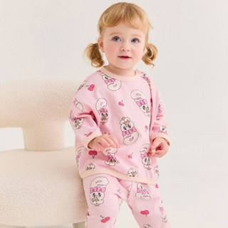 Milk Baby 女童用Esther Bunny莓果七分袖家居服睡衣上下套裝