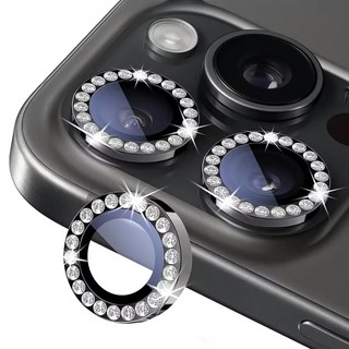 스페이스쉴드 아머 플렉스 블링핏 9H 풀커버 카메라 큐빅 링 보호 필름 블랙, 1세트