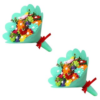 Allode 康乃馨母親節花束DIY, 2個, TYPE12 彩虹蝴蝶