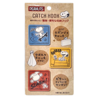 SOWA 創和 魔鬼沾抹布掛勾 PEANUTS 史努比, 1組
