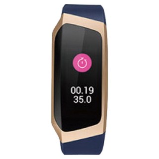 AFAMIC 艾法 M8藍牙智能心率GPS運動手環 可更換錶帶, 藍金色, 4cm, GPS + 藍牙