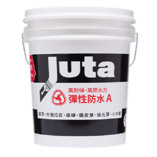 JUTA PAINT 久大塗料 彈性防水A面漆 1加侖, 4kg, 1桶, 透明色